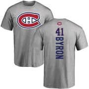 Paul Byron Montreal Canadiens Backer T-Shirt - Ash