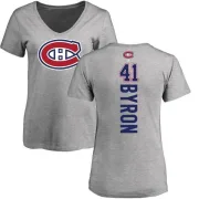 Paul Byron Women's Montreal Canadiens Backer T-Shirt - Ash