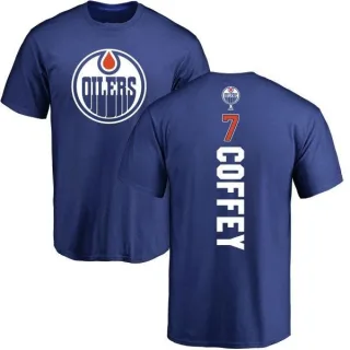 Paul Coffey Edmonton Oilers Backer T-Shirt - Royal