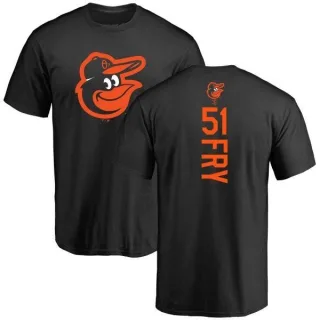 Paul Fry Baltimore Orioles Backer T-Shirt - Black