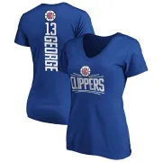 Paul George Women's Los Angeles Clippers Royal Backer T-Shirt