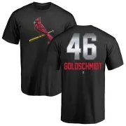 Paul Goldschmidt St. Louis Cardinals Midnight Mascot T-Shirt - Black