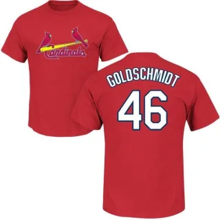 Paul Goldschmidt St. Louis Cardinals Name & Number T-Shirt - Red