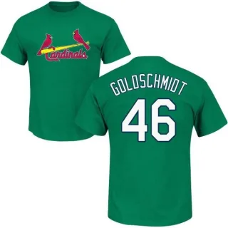 Paul Goldschmidt St. Louis Cardinals St. Patrick's Day Name & Number T-Shirt - Green