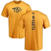 Paul Kariya Nashville Predators One Color Backer T-Shirt - Gold