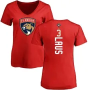 Paul Laus Women's Florida Panthers Backer T-Shirt - Red