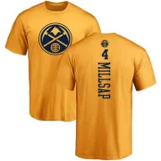 Paul Millsap Denver Nuggets Gold One Color Backer T-Shirt