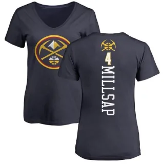 Paul Millsap Women's Denver Nuggets Navy Backer T-Shirt