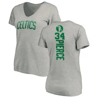 Paul Pierce Women's Boston Celtics Ash Backer T-Shirt