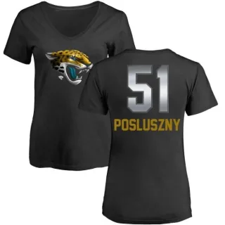 Paul Posluszny Women's Jacksonville Jaguars Midnight Mascot T-Shirt - Black