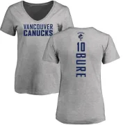 Pavel Bure Women's Vancouver Canucks Backer T-Shirt - Ash