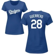 Pedro Guerrero Women's Los Angeles Dodgers Name & Number T-Shirt - Royal