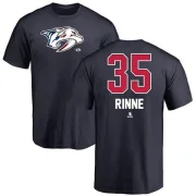 Pekka Rinne Nashville Predators Name and Number Banner Wave T-Shirt - Navy