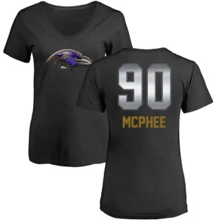 Pernell McPhee Women's Baltimore Ravens Midnight Mascot T-Shirt - Black