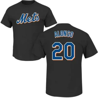 Pete Alonso New York Mets Name & Number T-Shirt - Black