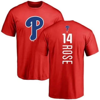 Pete Rose Philadelphia Phillies Backer T-Shirt - Red