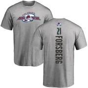 Peter Forsberg Colorado Avalanche Backer T-Shirt - Ash