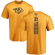 Peter Forsberg Nashville Predators One Color Backer T-Shirt - Gold