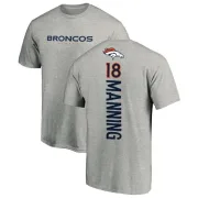 Peyton Manning Denver Broncos Backer T-Shirt - Ash