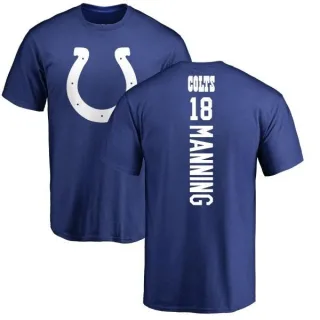 Peyton Manning Indianapolis Colts Backer T-Shirt - Royal