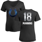 Peyton Manning Women's Indianapolis Colts Midnight Mascot T-Shirt - Black