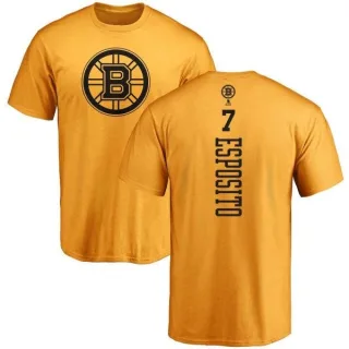 Phil Esposito Boston Bruins One Color Backer T-Shirt - Gold