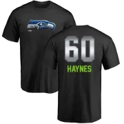 Phil Haynes Seattle Seahawks Midnight Mascot T-Shirt - Black