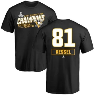 Phil Kessel Pittsburgh Penguins 2017 Stanley Cup Champions Extra T-Shirt
 - Black