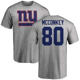 Phil McConkey New York Giants Name & Number Logo T-Shirt - Ash