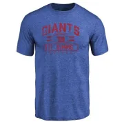 Phil Simms New York Giants Flanker Tri-Blend T-Shirt - Royal