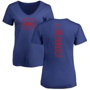 Phillip Danault Women's Montreal Canadiens One Color Backer T-Shirt - Royal