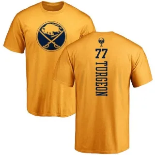 Pierre Turgeon Buffalo Sabres One Color Backer T-Shirt - Gold