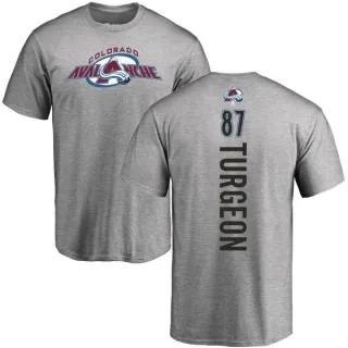 Pierre Turgeon Colorado Avalanche Backer T-Shirt - Ash