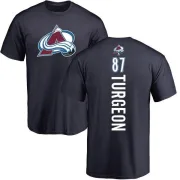 Pierre Turgeon Colorado Avalanche Backer T-Shirt - Navy