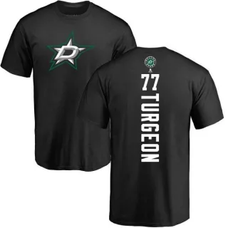 Pierre Turgeon Dallas Stars Backer T-Shirt - Black