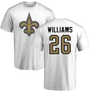 P.J. Williams New Orleans Saints Name & Number Logo T-Shirt - White