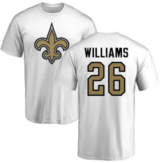 P.J. Williams New Orleans Saints Name & Number Logo T-Shirt - White