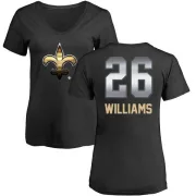 P.J. Williams Women's New Orleans Saints Midnight Mascot T-Shirt - Black