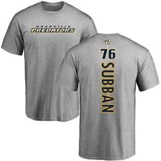P.K. Subban Nashville Predators Backer T-Shirt - Ash
