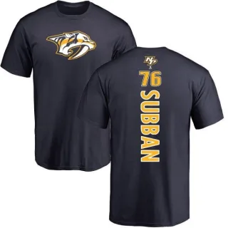 P.K. Subban Nashville Predators Backer T-Shirt - Navy
