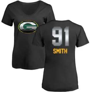 Preston Smith Women's Green Bay Packers Midnight Mascot T-Shirt - Black