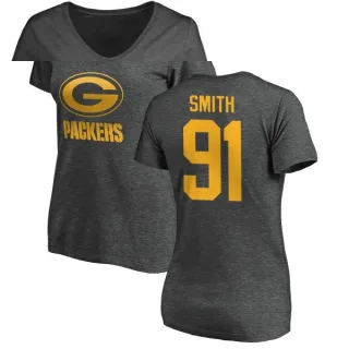 Preston Smith Women's Green Bay Packers One Color T-Shirt - Ash