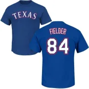 Prince Fielder Texas Rangers Name & Number T-Shirt - Royal