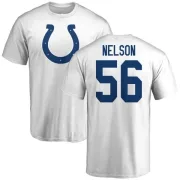 Quenton Nelson Indianapolis Colts Name & Number Logo T-Shirt - White