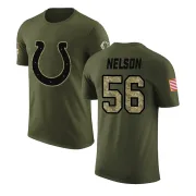 Quenton Nelson Indianapolis Colts Olive Salute to Service Legend T-Shirt