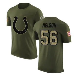 Quenton Nelson Indianapolis Colts Olive Salute to Service Legend T-Shirt
