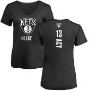 Quincy Acy Women's Brooklyn Nets Black Backer T-Shirt