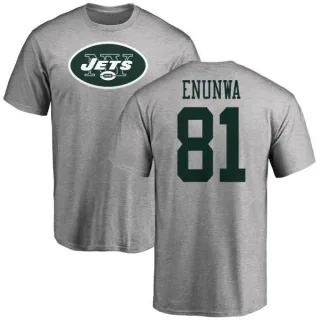 Quincy Enunwa New York Jets Name & Number Logo T-Shirt - Ash