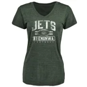 Quincy Enunwa Women's New York Jets Flanker Tri-Blend T-Shirt - Green