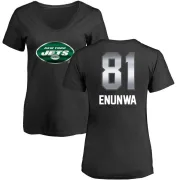 Quincy Enunwa Women's New York Jets Midnight Mascot T-Shirt - Black